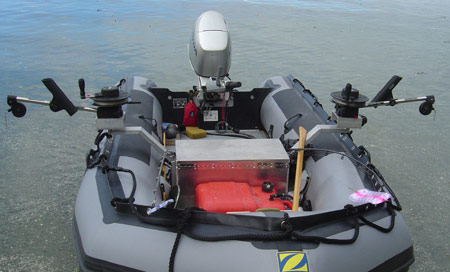 inflatable fishing boat