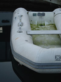 don't buy an inflatable boat that was stored this way!